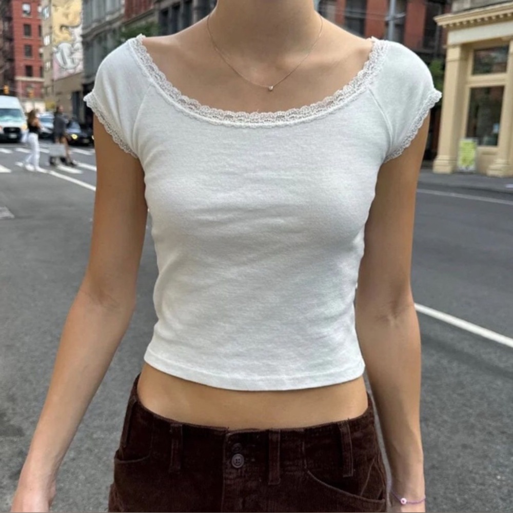 Brandy Melville Larissa Lace Top